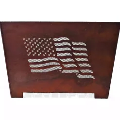 American Flag Box Fire Pit