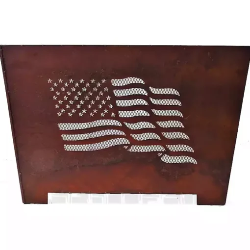 American Flag Box Fire Pit