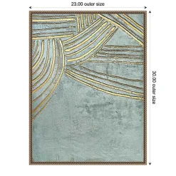 Ancient Gold Sun Canvas Art Print