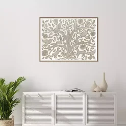 Animal Tree Canvas Art Print, 42x32 in.