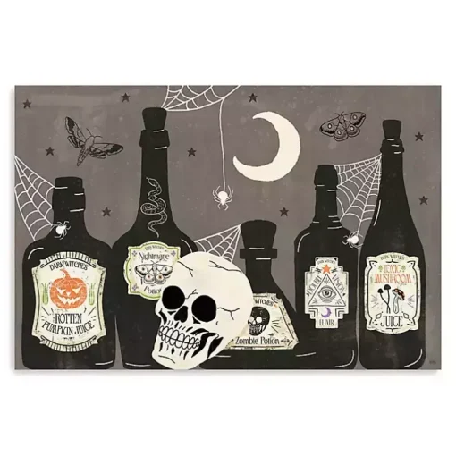 Apothecary Bottles Canvas Art Print