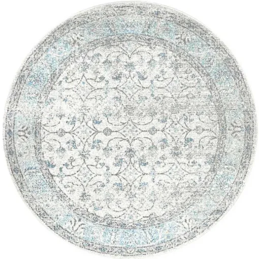 Aqua Rio Round Area Rug, 5 ft.