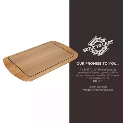 Arkansas Razorbacks Wood and Glass Serving Board
