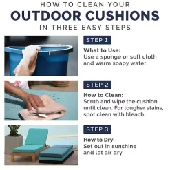 Ashland Jacobean Luxe Outdoor Dining Chair Cushion
