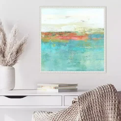 August Haze Framed Canvas Art Print