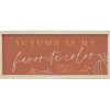 Autumn Favorite Color Framed Wall Plaque