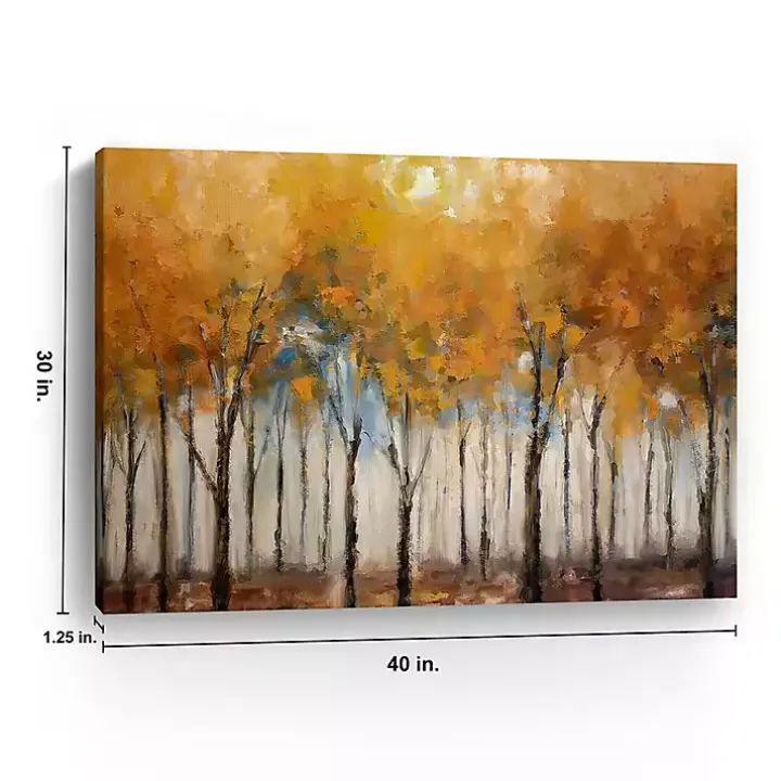 Autumn Forest Canvas Art Print, 40x30 in.