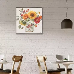 Autumn in Bloom Framed Canvas Art Print