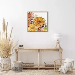 Autumn Joy Framed Canvas Art Print