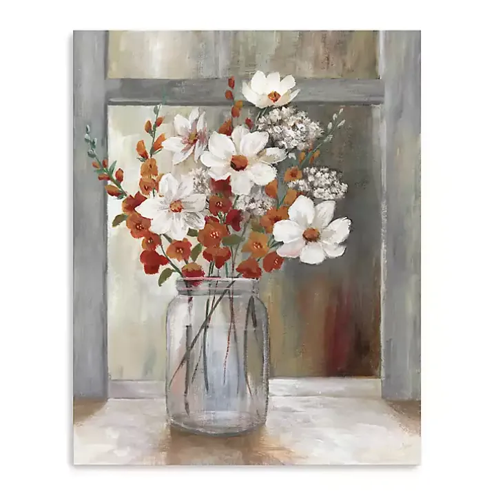 Autumn Spray Canvas Art Print