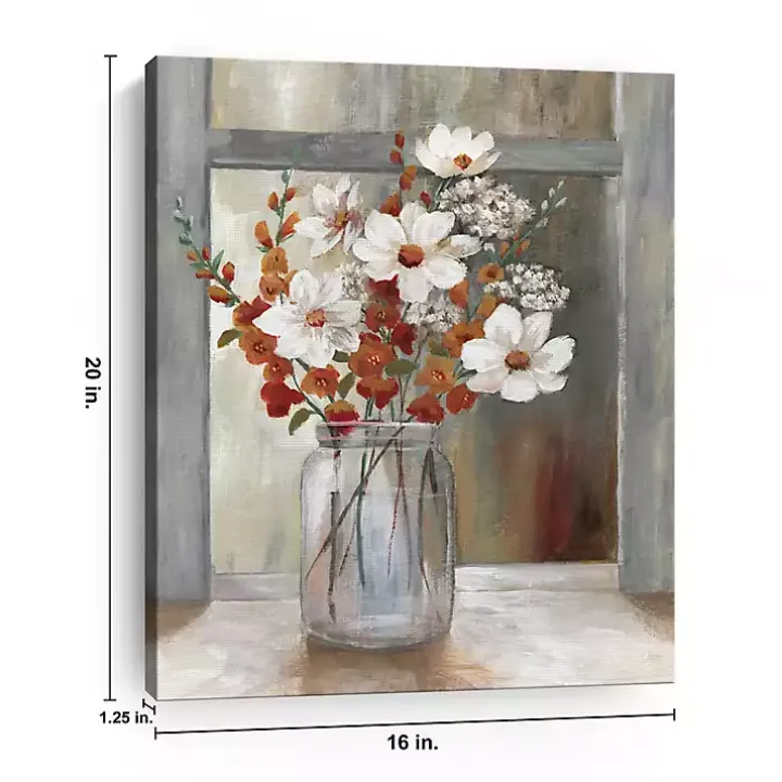 Autumn Spray Canvas Art Print