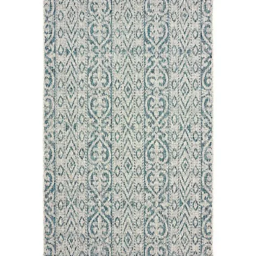 Azure Terrace Sun Shower Outdoor Area Rug, 5x8
