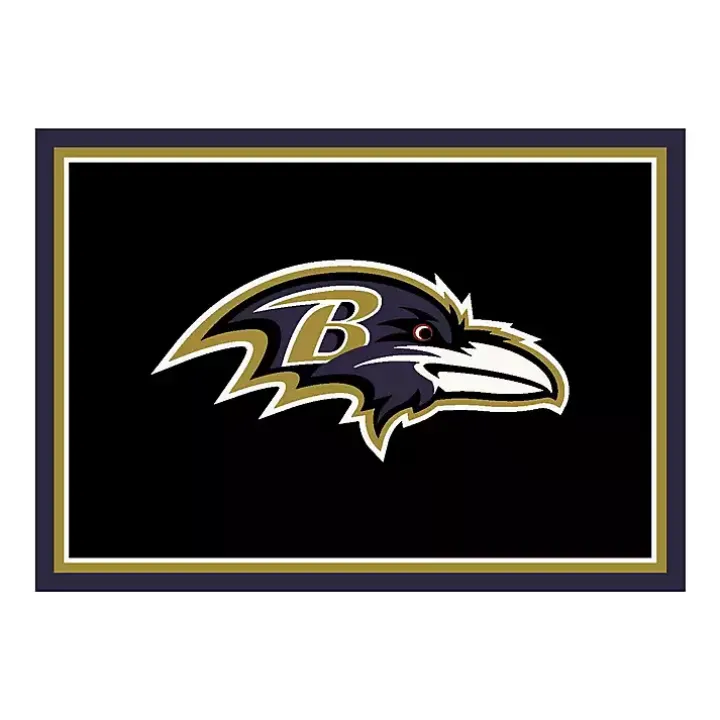 Baltimore Ravens Area Rug, 4x6