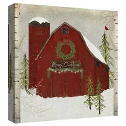 Barn and Church Canvas Art Prints, Set of 2