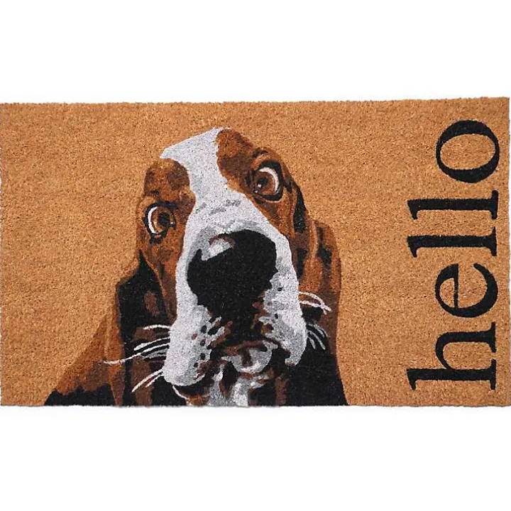 Basset Hound Hello Doormat