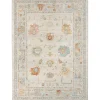 Beige Bohemian Area Rug, 5x8