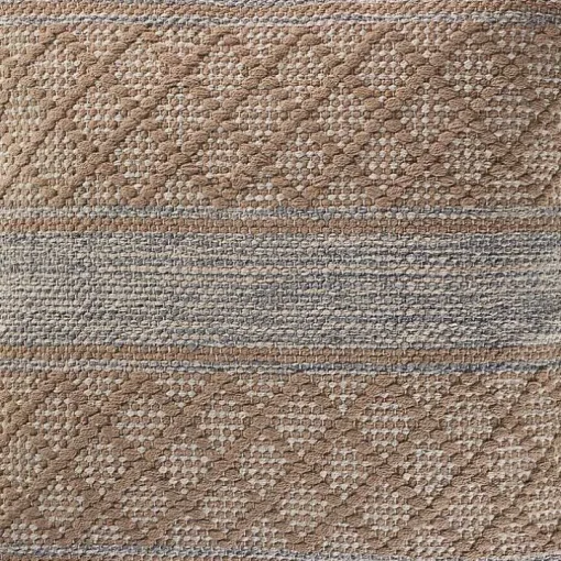 Beige Criss Cross Accent Pillow