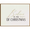 Believe in the Magic Framed Canvas Art Print