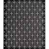 Black & Ivory Quatrefoil Indoor/Outdoor Rug, 8x10