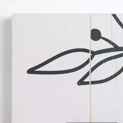 Black & White Home Sweet Home Porch Board