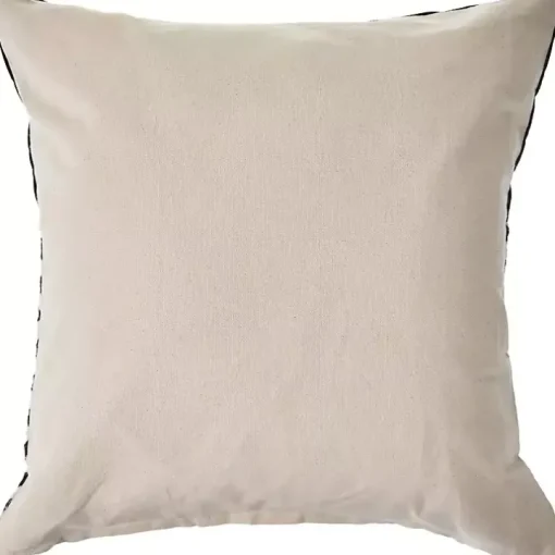 Black and White Chevron Pillow with Tassels