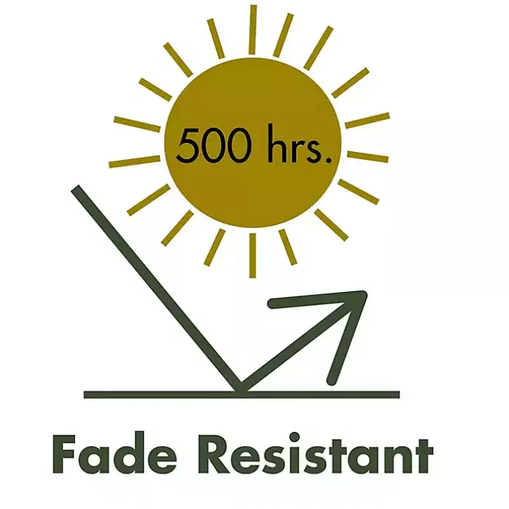 Black and White Palm Leaf Outdoor Pillow