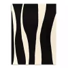Black and White Striped Canvas Art Print
