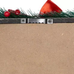 Black and White Welcome Christmas Porch Board