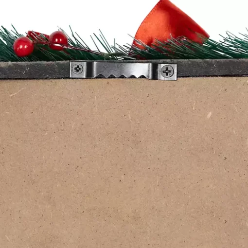 Black and White Welcome Christmas Porch Board
