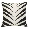 Black and White Zebra Outdoor Pillow