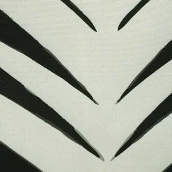 Black and White Zebra Outdoor Pillow