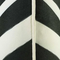 Black and White Zebra Outdoor Pillow