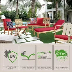 Black and White Zebra Outdoor Pillow