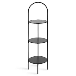 Black Arched 3-Tier Plant Stand