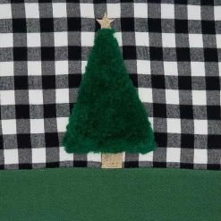 Black Buffalo Check Christmas Tree Table Runner