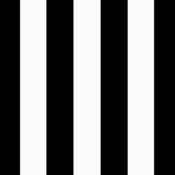 Black Cabana Stripe Outdoor Lumbar Pillow