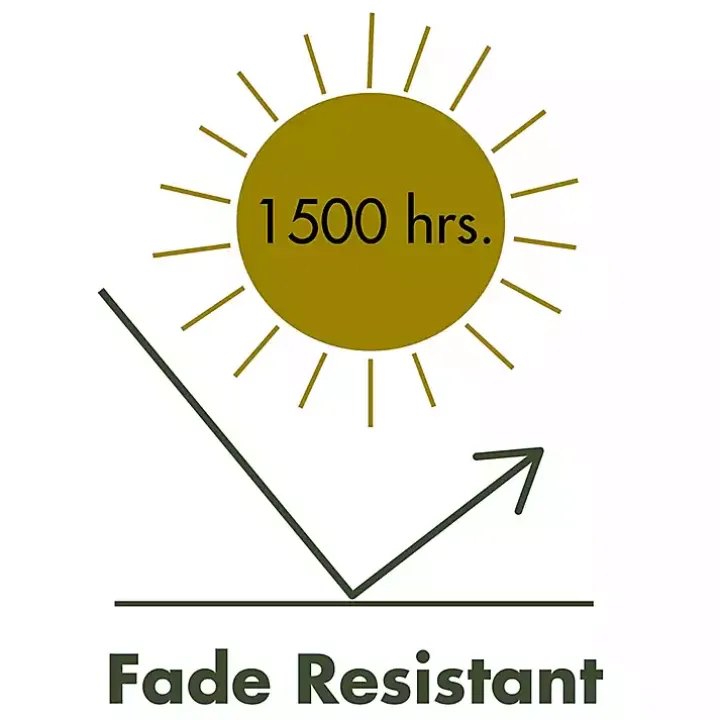 Black Canvas French Edge Outdoor Chair Cushion