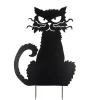 Black Cat Metal Yard Stake