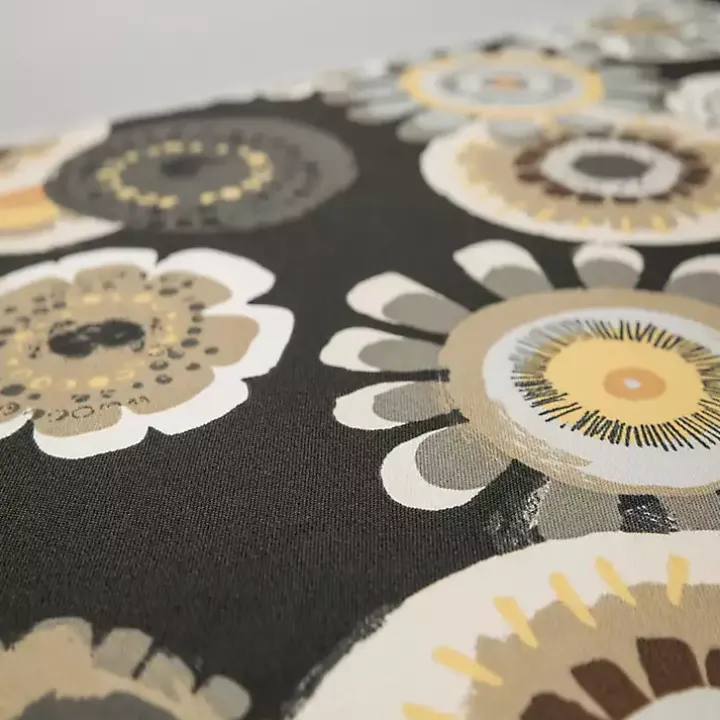 Black Crosby Wicker Chair Cushions, Set of 2