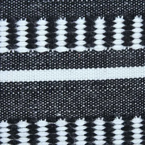 Black Dash Stripe Indoor/Outdoor Pillow
