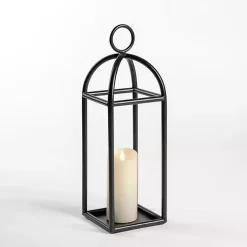 Black Iron Carlisle Lantern, 19 in.