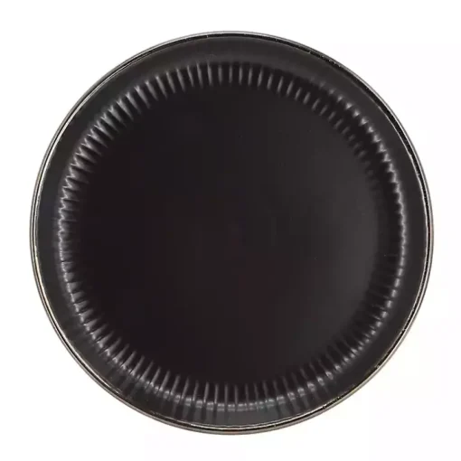 Black Leo Stoneware 16-pc. Dinnerware Set