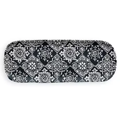 Black Melamine Bree Serving Tray