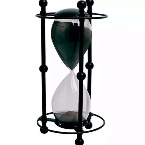 Black Metal and Sand Cage Hourglass