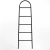 Black Metal Arched Leaning Ladder