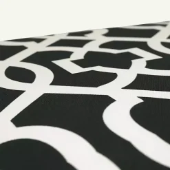 Black New Geometric Outdoor Chair Cushion