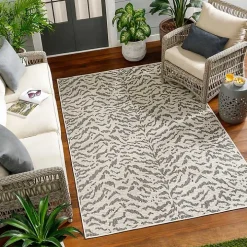 Black Ravello Outdoor Rug, 7x10