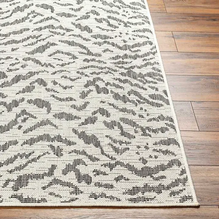 Black Ravello Outdoor Rug, 7x10