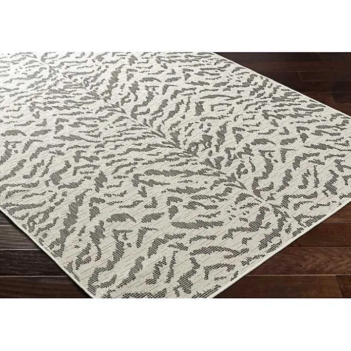 Black Ravello Outdoor Rug, 6x9