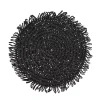 Black Rustic Raffia Placemats, Set of 4